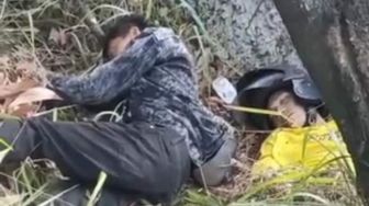 Dua Remaja di Kota Makassar Bikin Macet, Dikira Tewas Ternyata Tidur Pulas