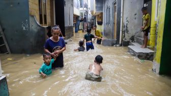 Pemukiman di Kebon Pala Terendam Banjir