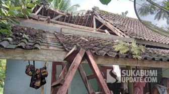 Begini Kondisi Rumah Warga di Sukabumi yang Rusak Akibat Diguncang Gempa Banten