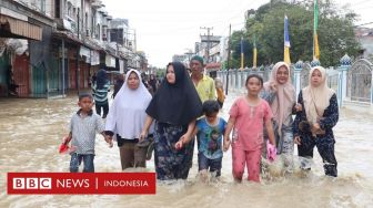 Hampir 40.000 Orang Mengungsi karena Banjir, Indonesia Waspada Hujan