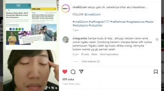 Pria Ini Nangis, Rizky Billar Katanya Dinasehati Raffi Ahmad, Warganet: Ngaku Salah Aja