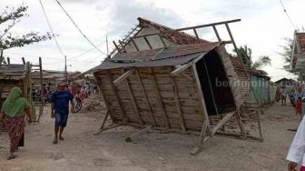 Puting Beliung Terjang Permukiman Warga Sumenep, 14 Atap Rumah Rusak