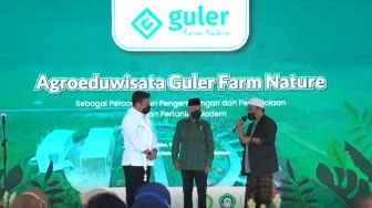 Wapres Maruf Amin Resmikan Agroeduwisata Guler Farm Nature di Banten