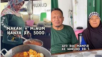 Viral! Warung Makan di Surabaya Ini Murah Banget, Makan Sepuasnya Bayar Rp5.000