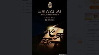 Samsung W23 5G Akan Diluncurkan 21 Oktober, Catat Tanggalnya