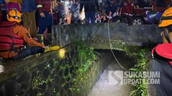 Detik-detik Siswa SD di Sukabumi Hanyut Terseret Arus Banjir