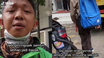 Dikira Orangtua, Anak Customer Ini Minta Driver Ojol Penjemputnya Belikan Jajan