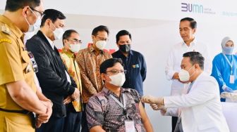 Jokowi Pakai Vaksin IndoVac Booster Penguat, Wujud Apresiasi Karya Anak Bangsa