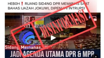 CEK FAKTA: Benarkah DPR Gelar Sidang Tertutup Bahas Ijazah Jokowi yang Diklaim Palsu dan Berakhir Memanas?