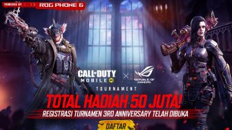 Turnamen 3rd Anniversary Call of Duty: Mobile Indonesia x ROG Phone 6 Digelar, Terbuka untuk Umum