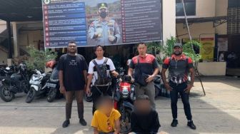 Motor Curian Dibarter Ganja, 2 Pelajar di Jayapura Ditangkap