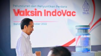 Presiden Jokowi Luncurkan Vaksin COVID-19 IndoVac Produksi Bio Farma