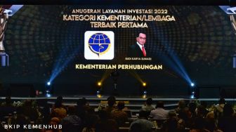 Tiga Aplikasi Perizinan Hubla Turut Mendukung Kemenhub Raih Anugerah Layanan Investasi 2022