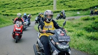 Maxi Yamaha Day 2022 Sumatera: Touring Sampai Ikut Jaga Lingkungan Air Terjun Penumpahan Pagaralam