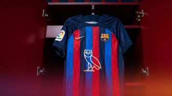 Terlaris di Spotify, Logo Drake Bakal Hiasi Jersey Barcelona di El Clasico versus Real Madrid