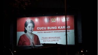 Viral Baliho Puan Maharani di Tangerang, Cantumkan Status Anak dan Cucu Presiden