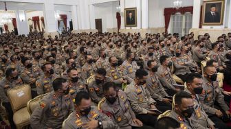 Beri Pengarahan di Istana, Jokowi Minta Kapolri Tindak Tegas Polisi yang Rusak Kepercayaan Publik