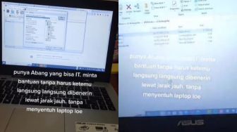 Abang IT Jago, Laptop Klien Diservis dari Jarak Jauh