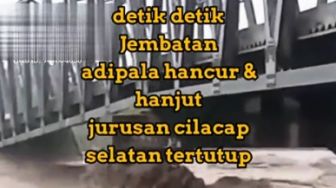 Video Viral Jembatan Adipala Cilacap Ambruk, BPBD: Hoax!