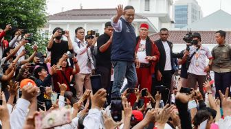 Begini Momen Anies Baswedan di Hari Terakhir Menjabat Gubernur DKI Jakarta