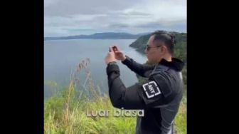 AHY Unggah Video di Danau Toba, Warganet Sebut Cocok Jadi Selebgram atau Youtuber