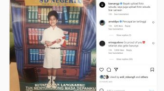 Kaesang Pangarep Unggah Foto Wisuda di Instagram, Erina Gudono: Selamat Atas Gelar Barunya