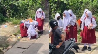 Prank Minta Tolong di Jalan, Aksi Anak SD Ini Bikin Warganet Heran