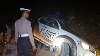 Rem Blong, Mobil Double Cabin Tabrak Tebing di Mamberamo Tengah