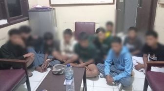 Kawanan Pelajar yang Konvoi Tenteng Celurit di Cibadak Lebak Diamankan Polisi