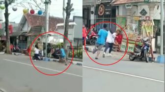 Cintaku Putus di Pinggir Jalan, Dedek Sejoli ini Kejar-kejaran di Jalan Kaya Syuting Film Bollywood