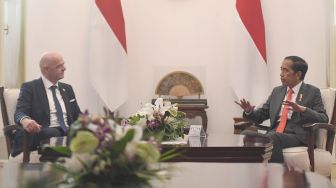 Jokowi Tidak Bahas Rekomendasi TGIPF dengan Presiden FIFA Gianni Infantino