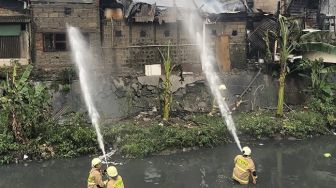 Kesaksian Ketua RT Saat Kebakaran Di Kebon Jeruk, Sempat Terdengar Suara Ledakan