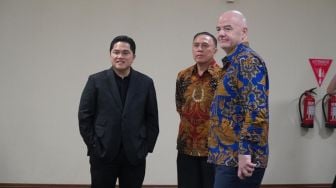 Tinggalkan Indonesia, Presiden FIFA Diantar Erick Thohir, PSSI Ucapkan Terima Kasih ke Jokowi