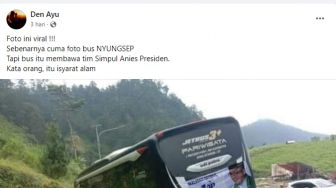 CEK FAKTA: Benarkah Bus Pembawa Relawan Anies Baswedan Kecelakaan?