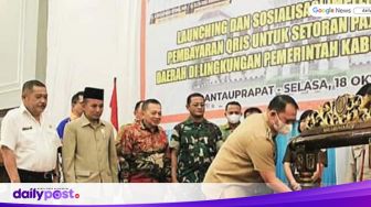 Bupati Labuhanbatu Launching dan Sosialisasikan Metode Pembayaran Qris