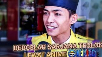 Mahasiswa Asal Sulsel Raih Gelar Sarjana Teologi Berkat Meneliti One Piece