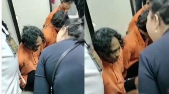 Viral! Tangisan Pilu Ibu-ibu Nasehati Begal yang Membuat Anaknya Meninggal