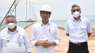 Tinjau Pelabuhan Tanjung Ular, Jokowi: Kita Harapkan Bisa Tingkatkan Mobilitas Barang dan Daya Saing