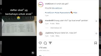 Geger, Daftar Nama Obat yang Berbahaya untuk Anak-anak, Warganet Ini Minta Maaf: Pas di Cek Ada Semua