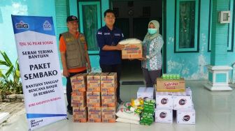 Wujud Komitmen Kemanusian, Semen Gresik Salurkan Bantuan kepada 1.646 KK Korban Banjir di Kabupaten Rembang