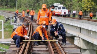 Antisipasi Hal Tak Diinginkan di Masa Musim Hujan, Daop 6 Yogyakarta Intensifkan Pengecekan Lintas