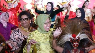 Dari Banyuwangi hingga Surabaya, 105 Penyandang Disabilitas Buat Mensos Risma Takjub Usai Hibur Delegasi Asing