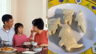 Beda Bentuk Sarapan Anak dan Suami Bikin Ketawa, Netizen: Enggak Apa-apa Pak