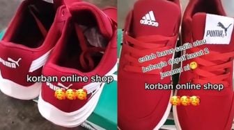 Korban Online Shop, Beli Satu Pasang Sepatu tapi Ada Dua Merek