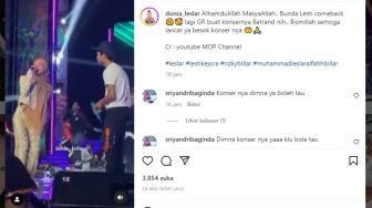 Video Lesti Kejora Manggung Lagi Ramai di IG, Warganet Ramai Tanya: Di Mana Konsernya