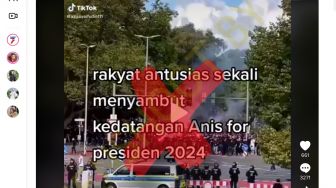 CEK FAKTA: Benarkah Anies Baswedan Disambut Rakyat Antusias untuk Jadi Presiden 2024?