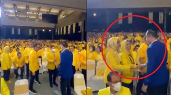 Bak Jumpa Fans, AHY Diteriaki Ganteng Oleh Kader Partai Golkar