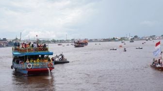 Napak Tilas Menyusuri Sungai Kapuas, Sultan Pontianak Berharap Masyarakat Sejahtera