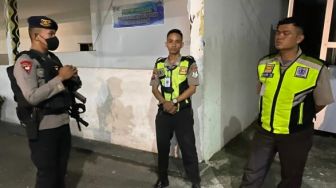 Detasemen Gegana Polda Kaltim Patroli Malam di Bandara dan Pelabuhan Balikpapan