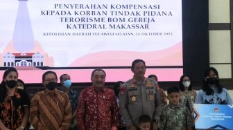 19 Korban Bom Gereja Katedral Makassar Dapat Kompensasi Lebih Rp1,7 Miliar